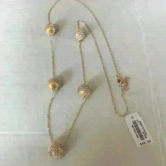 J Crew new Ball Pendant Necklace - Picture 6 of 8